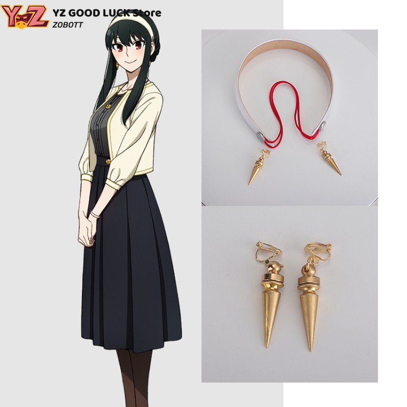 Anime Cosplay Yor Forger - Game Anime Yor Forger Black Straight