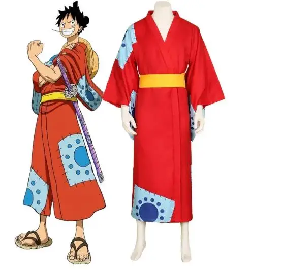 Anime Luffy Cosplay Costume, W - đánh giá và giá Anime Cosplay Luffy