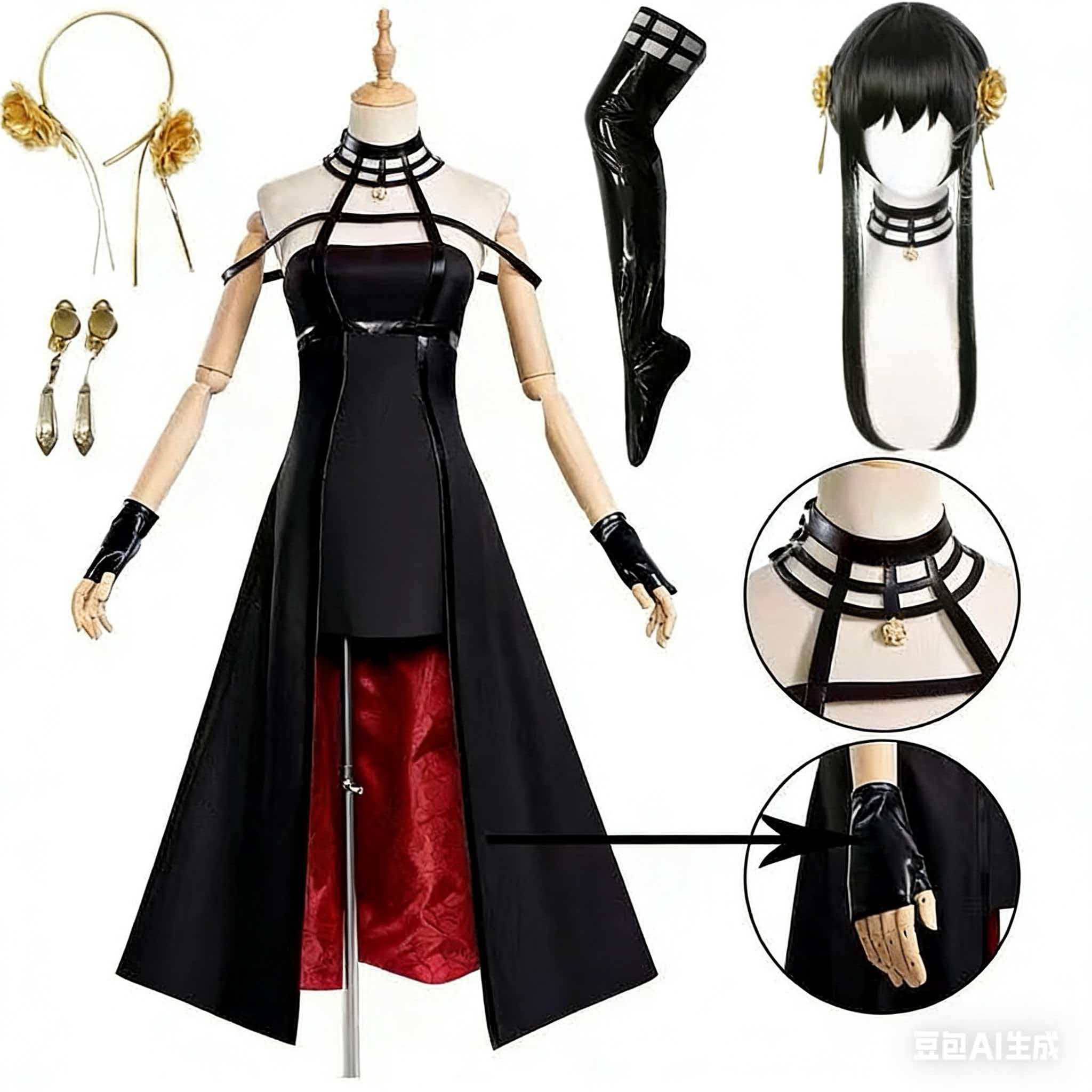 Yor Forger Cosplay Costume Hea - đánh giá và giá Anime Cosplay Yor Forger