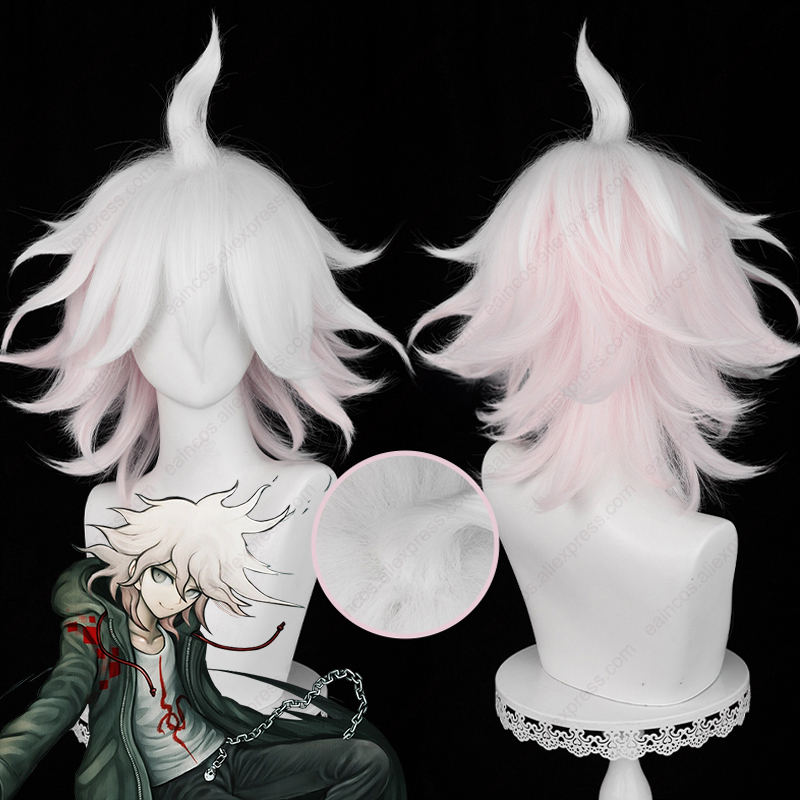 Anime Nagito Komaeda Cosplay W - đánh giá và giá Cosplay Anime White Hair