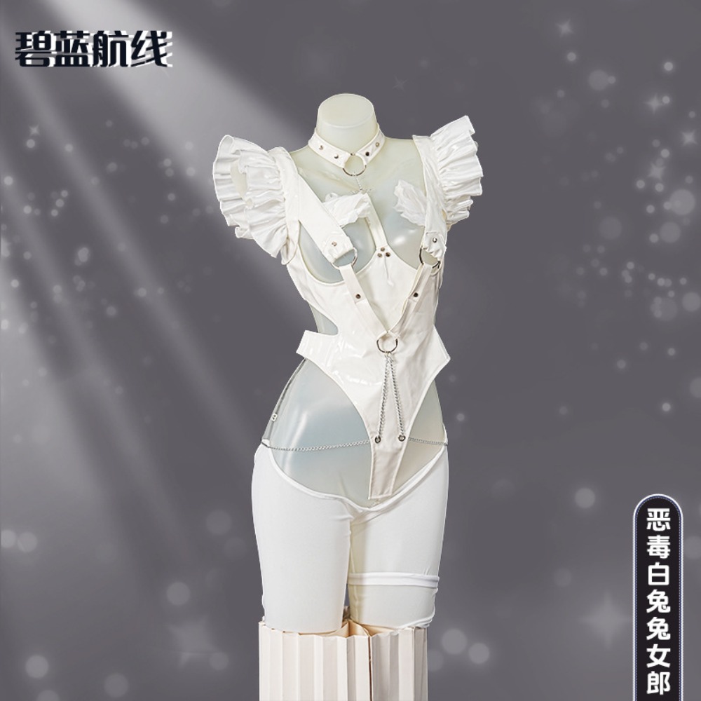 Azur Lane Le Malin Lazy White  - đánh giá và giá Cosplay Anime Bunny Girl