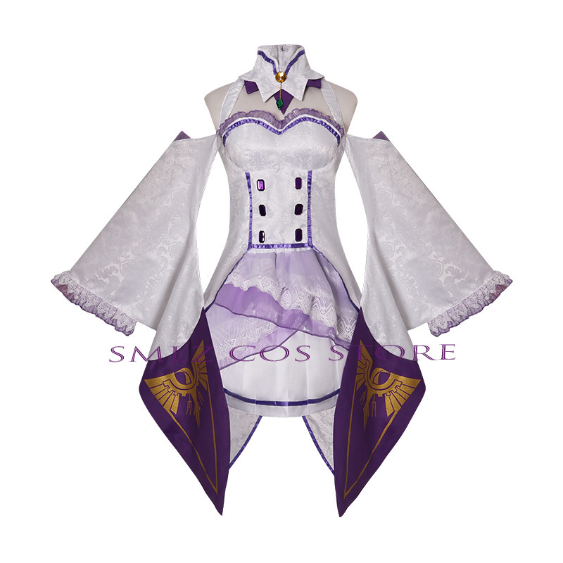 Emilia Cosplay Anime Re Zero K - đánh giá và giá Anime Cosplay Outfits For Women