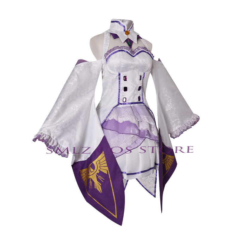 Emilia Cosplay Anime Re Zero K - đánh giá và giá Anime Cosplay Outfits For Women