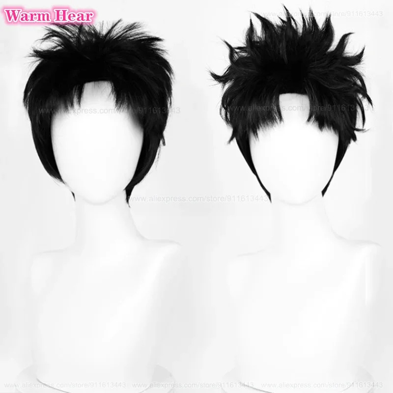 Ken Takakura Synthetic Short 2 - đánh giá và giá Cosplay Anime Black Hair