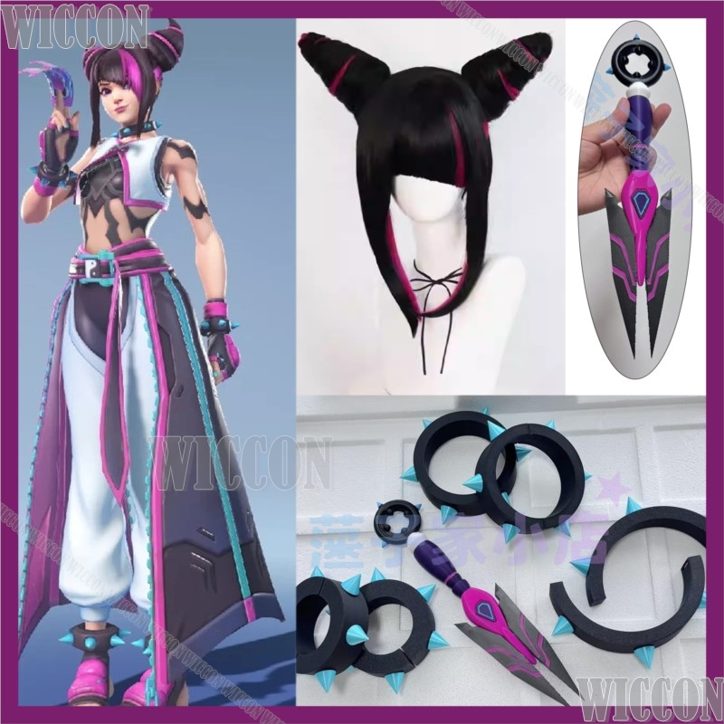 Kiriko Juri Game Han Over Cosp - đánh giá và giá Cosplay Anime Black Hair