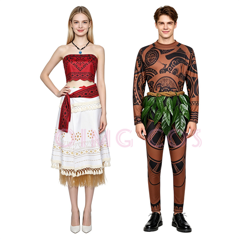 Moanaa Maui‌i Cosplay Costume  - đánh giá và giá Anime Cosplay Girl Costume