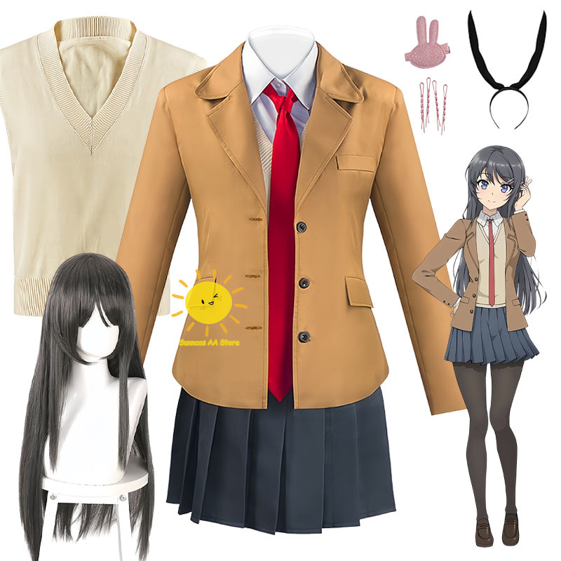 Anime Sakurajima Mai Cosplay R - đánh giá và giá Cosplay Anime Bunny Girl