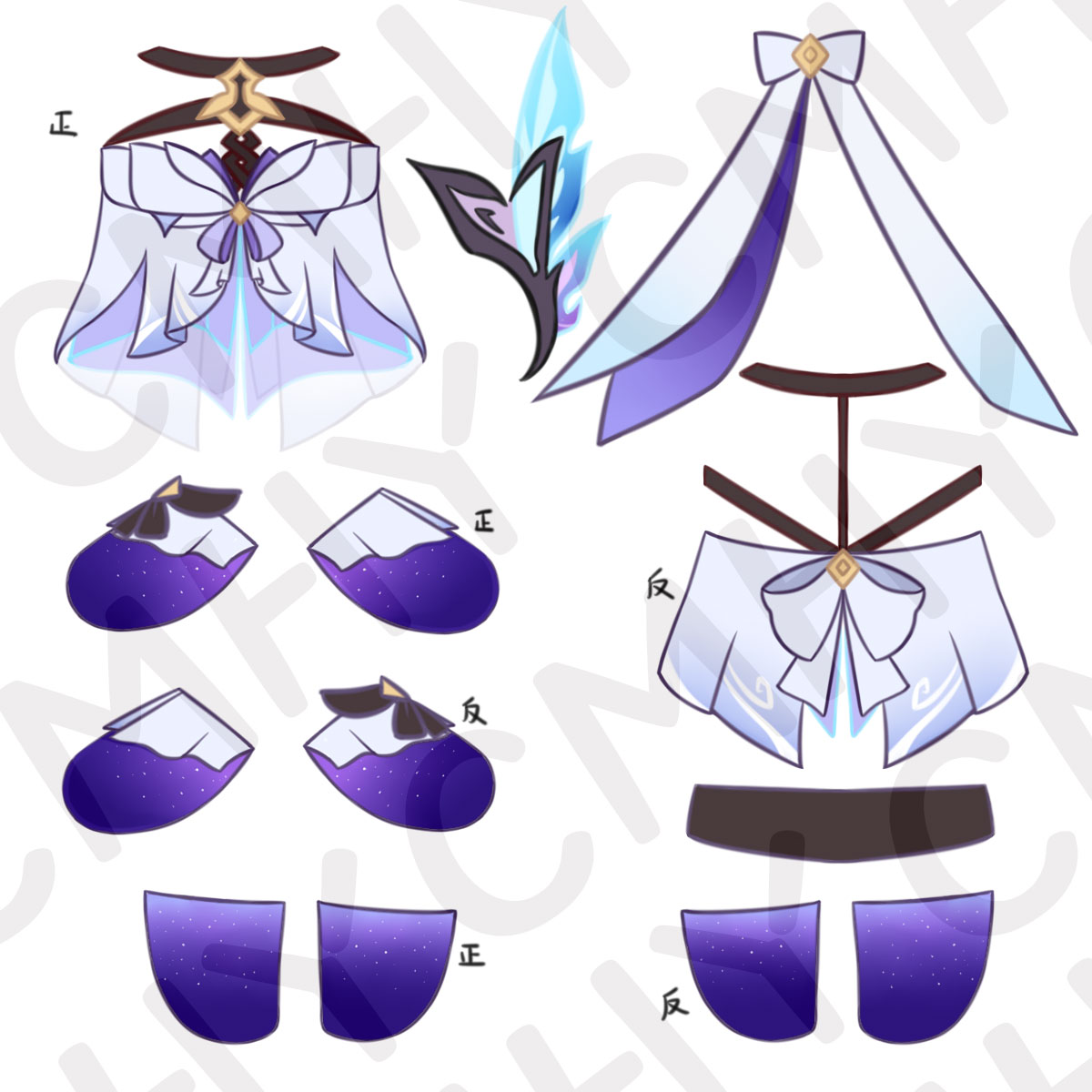 Game Genshin Impact Skirk Cat  - đánh giá và giá Anime Cosplay Dress For Women