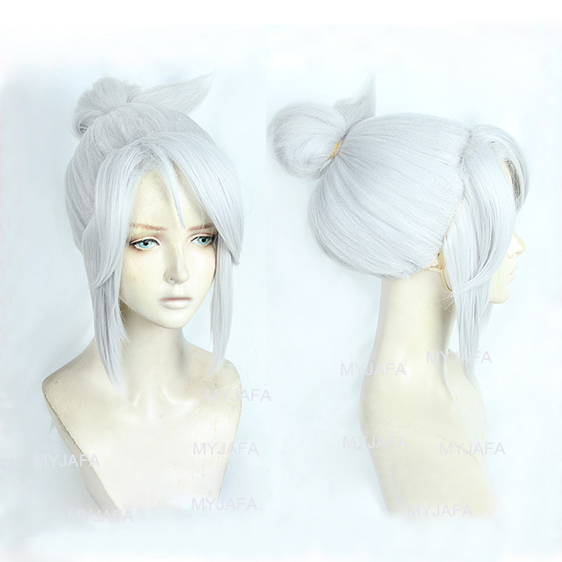 High Quality Jett Cosplay Wig  - đánh giá và giá Cosplay Anime White Hair
