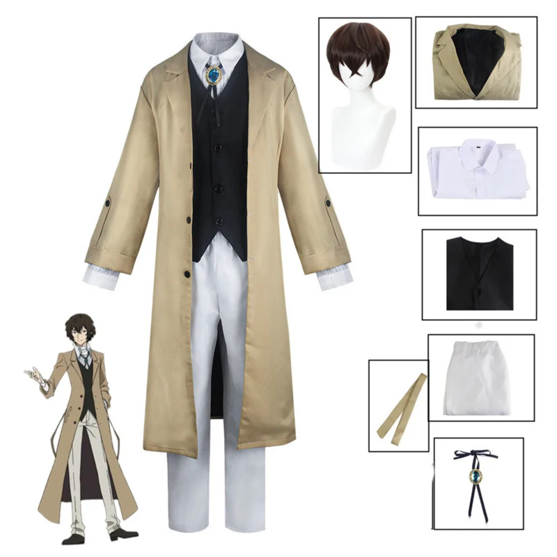 Bungo Stray Dogs Cosplay Dazai - đánh giá và giá Anime Cosplay Manga
