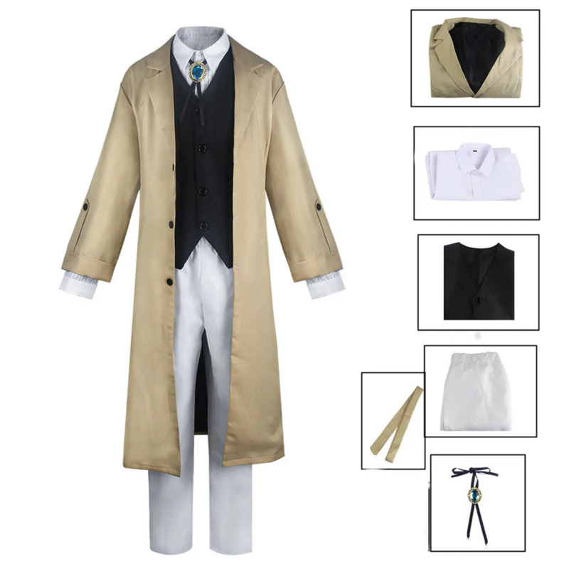 Bungo Stray Dogs Cosplay Dazai - đánh giá và giá Anime Cosplay Manga