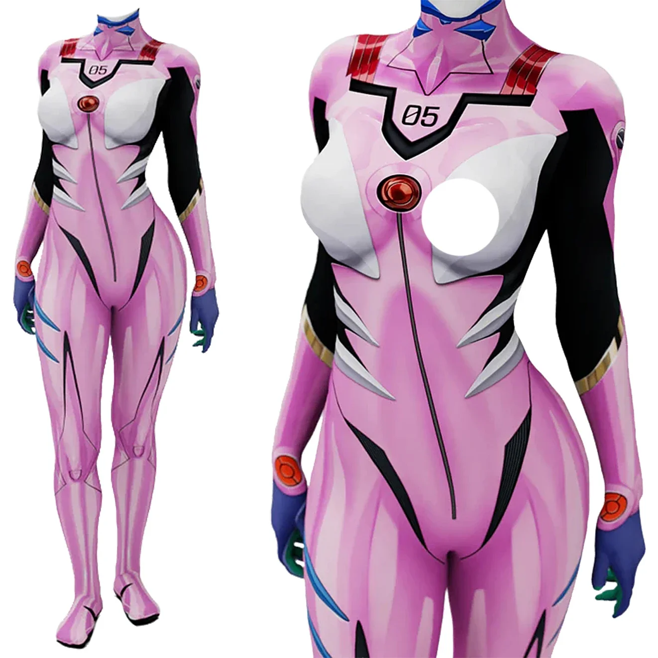 Anime EVA 05 Makinami Cosplay  - đánh giá và giá Anime Cosplay For Girls