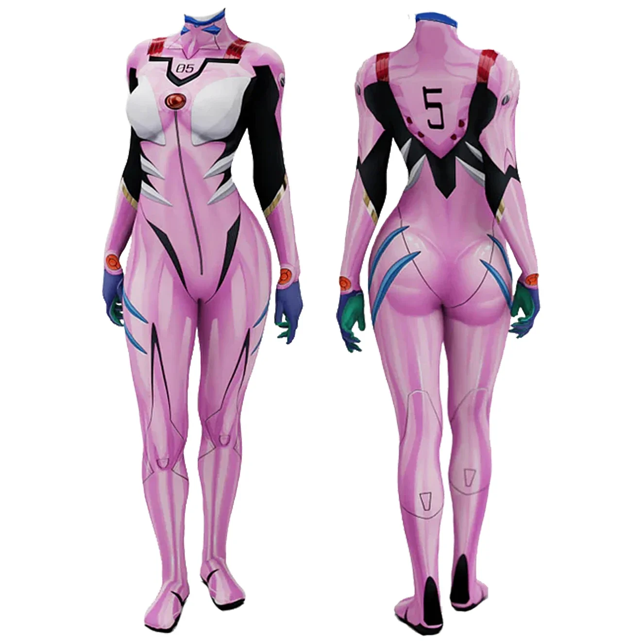 Anime EVA 05 Makinami Cosplay  - đánh giá và giá Anime Cosplay For Girls