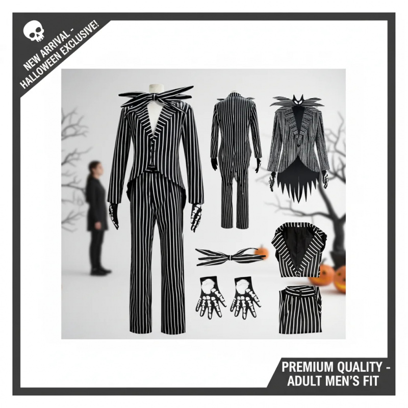 ▓2026Men's Jack Skellington Co - đánh giá và giá Anime Cosplay Youtube Shorts