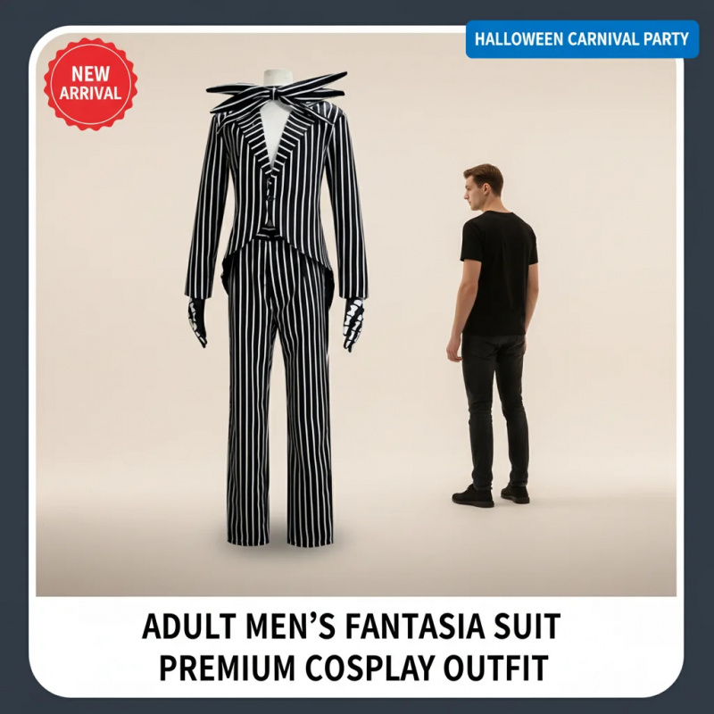▓2026Men's Jack Skellington Co - đánh giá và giá Anime Cosplay Youtube Shorts