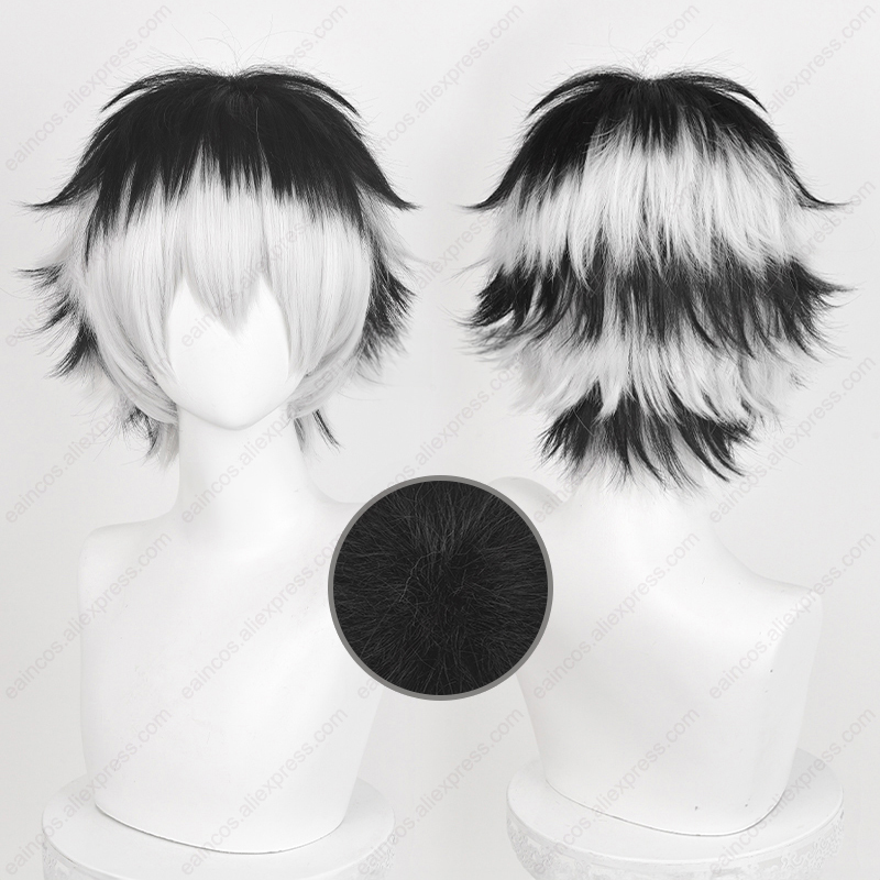 Kotaro Bokuto Cosplay Wig 30cm - đánh giá và giá Cosplay Anime White Hair
