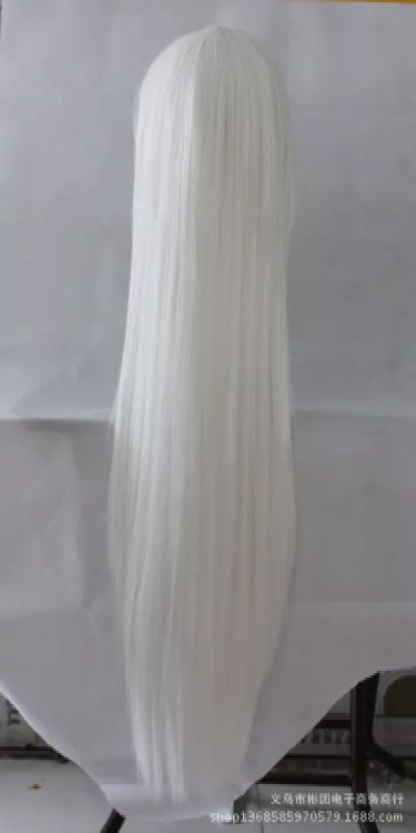 100cm Touhou Project Fujiwara  - đánh giá và giá Cosplay Anime White Hair