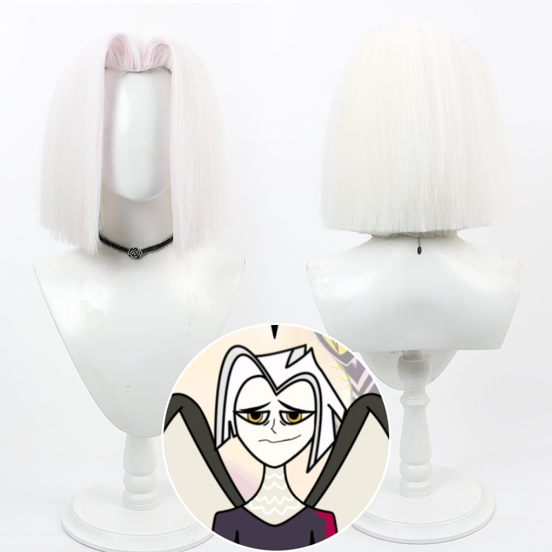 Game Hazbin Lute Cosplay Anime - đánh giá và giá Cosplay Anime White Hair