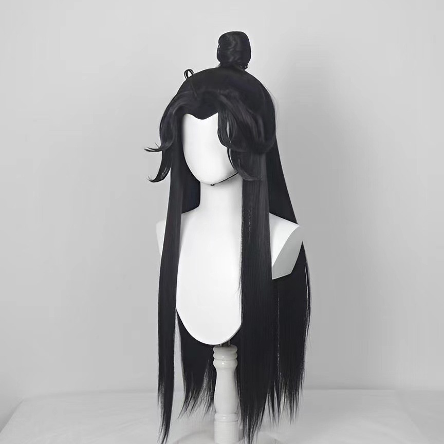 Long Straight Black Hair for H - đánh giá và giá Cosplay Anime Black Hair