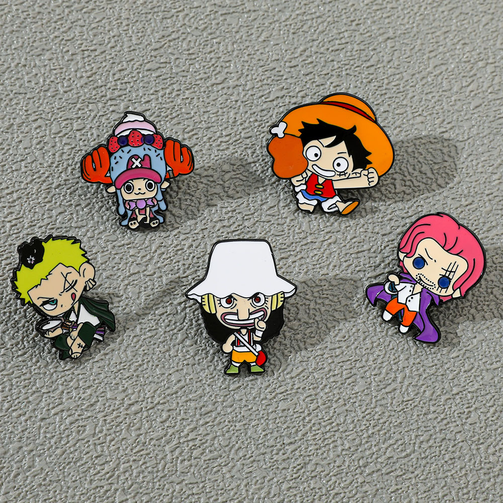 5 Pcs Creative anime Brooch Ha - đánh giá và giá Anime Cosplay Luffy