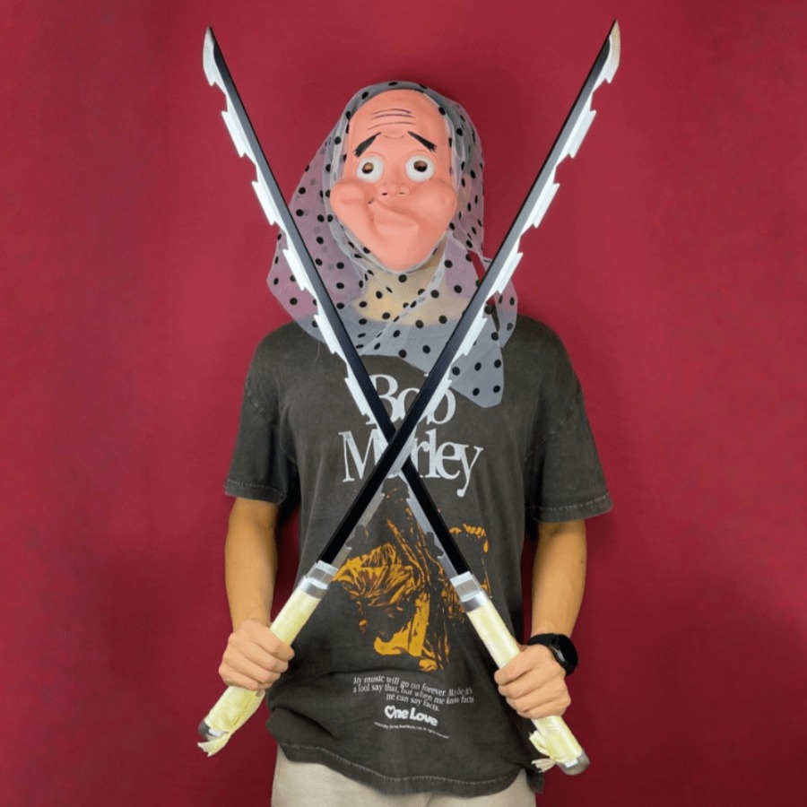 40inch Demon Slayer Inosuke Ka - đánh giá và giá Anime Cosplay Katana